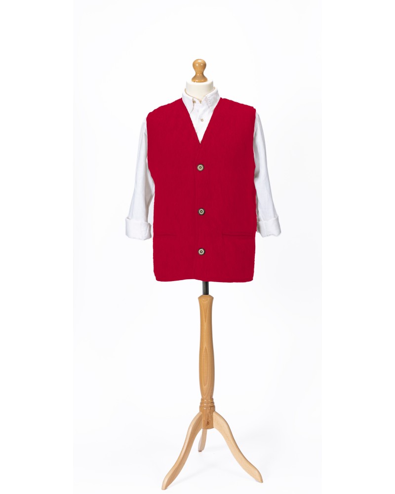 Gilet sans manche hommes couleur griotte