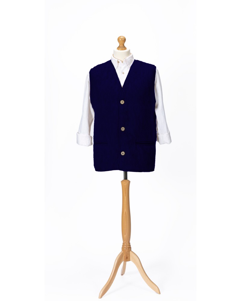 Gilet sans manche hommes couleur bleu marine