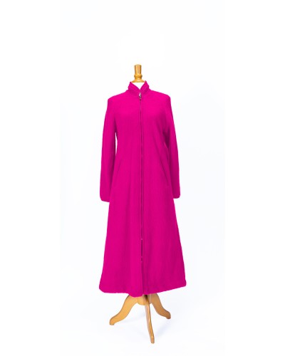 ZIP-UP HOSTESS ROBE 100% WOOL