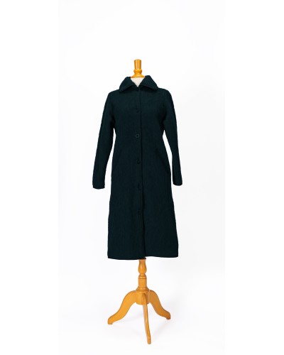 robe de chambre 3/4 de couleur noir