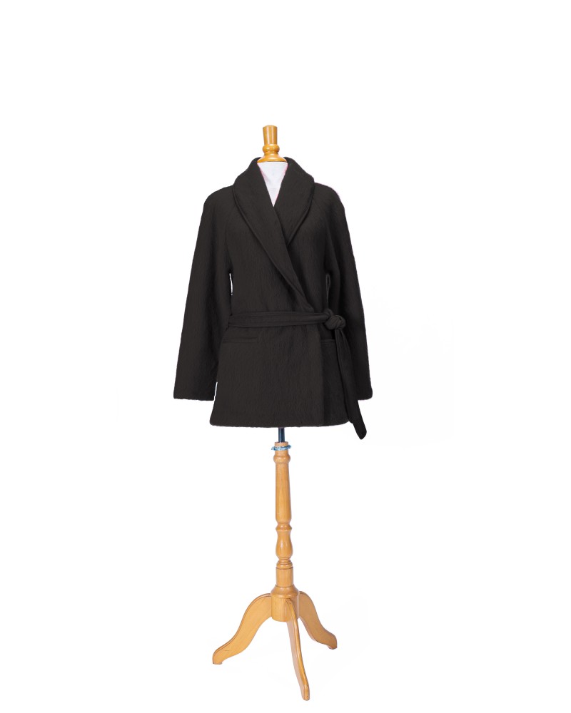 veston, veste courte pour femme de couleur noir