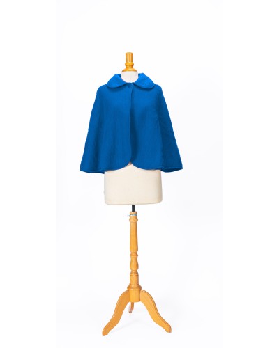 HOODED CAPE 100% WOOL