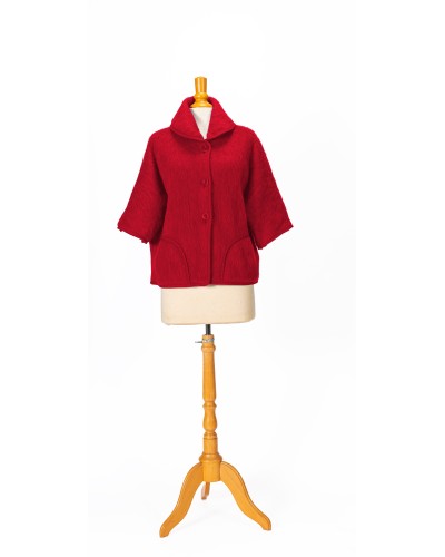 PONCHO JACKET 100% WOOL