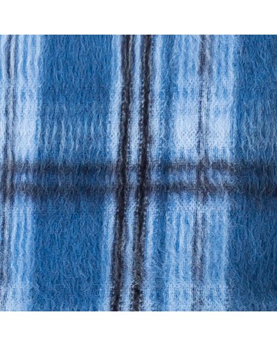 Grand poncho col tricot