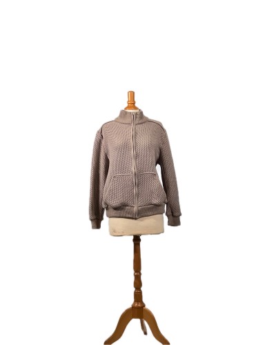 ZIP-UP KNITTED JACKET