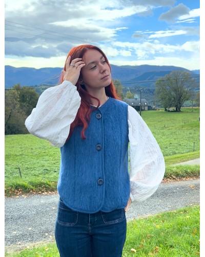 Gilet court sans manche