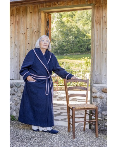 Croisé col châle chic