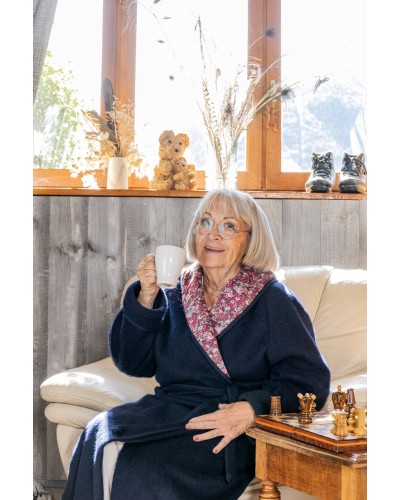 Croisé col châle liberty