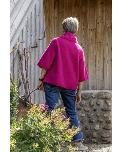 PONCHO VESTE 100 % LAINE