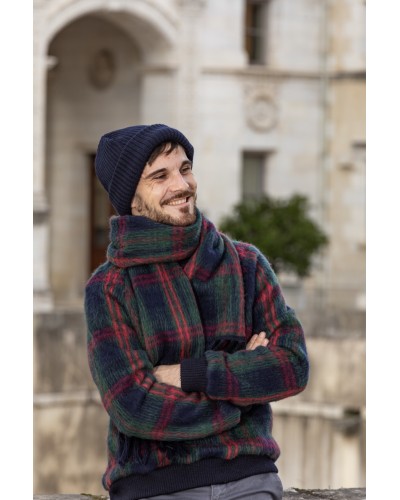 Bonnet en maille 100% laine