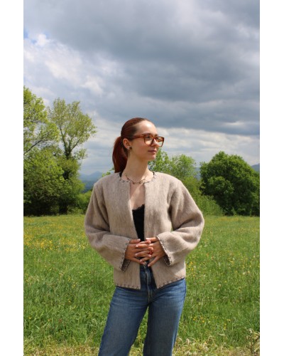 Veste droite Zigzag