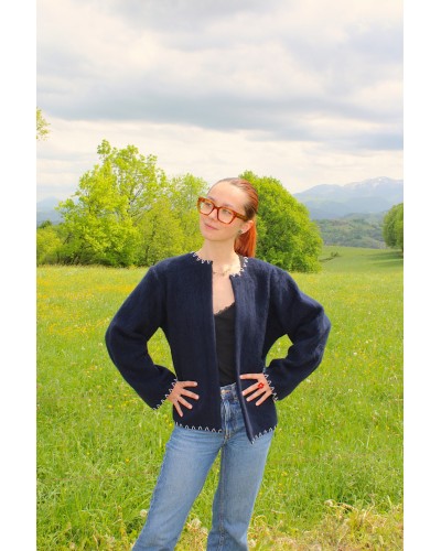 Veste droite Zigzag