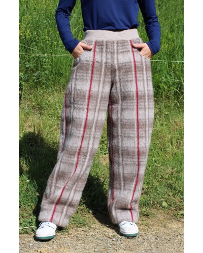 Pantalon confort en laine