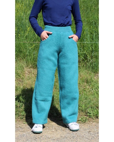 Pantalon confort en laine