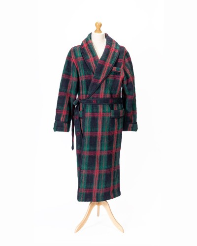 Robe de chambre 100% Laine - Ecossais